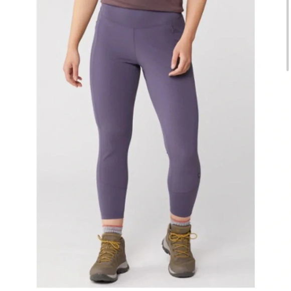 REI Co-op Women's S Small Flash Hybrid Tights Graystone Purple NWT - Picture 9 of 16